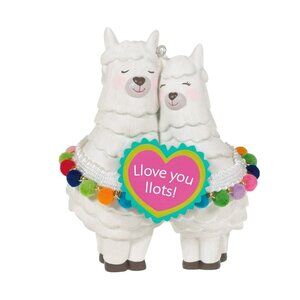 Hallmark Keepsakes 2021 Llove You Llots Llama Christmas Tree Ornament NIB